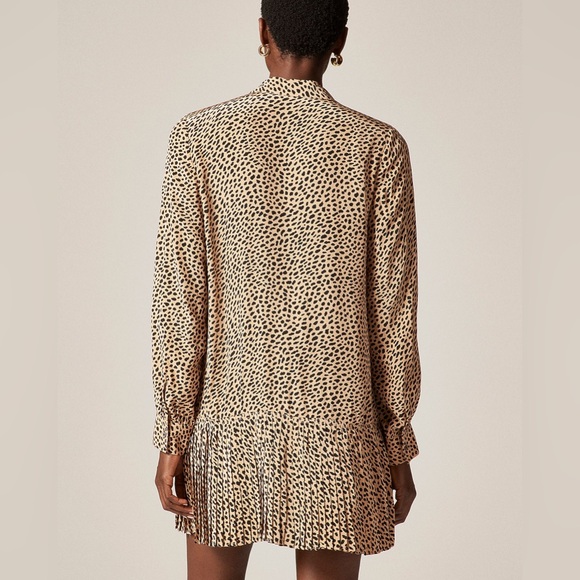 J Crew Amelia shirt-dress in cheetah print NWT - Picture 2 of 13